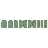 Carrots and Cucumbers Cute Nail Stickers 10 Pcs Full Wrap DIY Nail Strips Decal Decor Easy to Apply Long Time