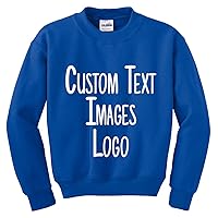 INK STITCH Unisex Youth Kids Design Your Own Heavy Blend Crewneck Sweatshirt Custom Tee
