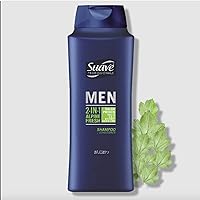 Suave Men Alpine Fresh 2 in 1 Shampoo and Conditioner, 28 oz