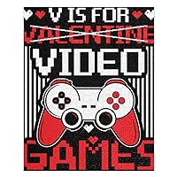 V is for Video Games No Valentines Day Video Console Jigsaw Puzzle