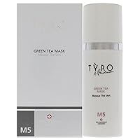 Tyro Green Tea Face Mask - Specifically Designed For The Face, Neck And Décolleté - Formulated With Sweet Almond That Restores Skin'S Moisture Barrier - Protects Against Radicals - 1.69 Oz