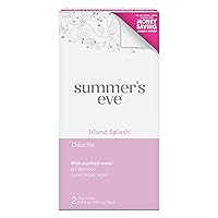 Summer's Eve Douche, Vaginal Douche for Women, Island Splash, 2 Units, 4.5 Oz Each, 1 Pack