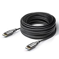 Fiber Optic HDMI Cable 100 Feet, HDMI 2.0, 18Gbps, Supports 4K@ 60Hz, 4:4:4/4:2:2/4:2:0, HDR10, Dolby Vision, HDCP2.2, ARC,3D,Slim and Flexible