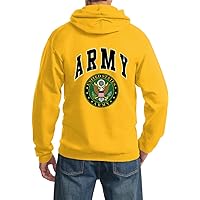 US Army Seal Pullover Hoodie Front and Back