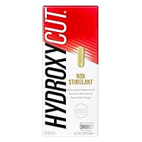 Hydroxycut Non-Stimulant - 72 Rapid-Release Capsules - 99% Caffeine Free - Metabolize Carbs, Proteins & Fats - for Women & Men