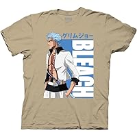 Ripple Junction Bleach Grimmmjow Logo Adult Anime T-Shirt Officially Licensed