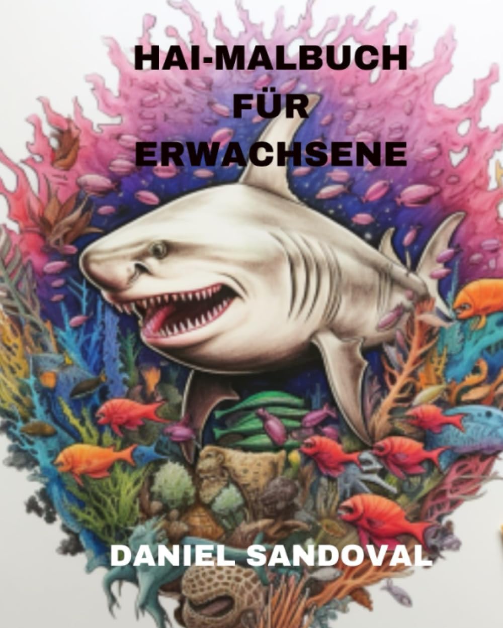 HAI-MALBUCH FÜR ERWACHSENE (German Edition)