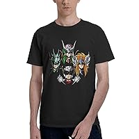 Anime Saint Seiya Men's T-Shirt Summer Casual O-Neck Short Sleeve Shirts