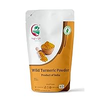 100% Pure Wild Turmeric Powder For Face | 8 Oz (227 grams) | Kasturi Manjal | Curcuma Aromatica | Amba haldi | Promotes Glowing Skin | By Yogi's Gift®