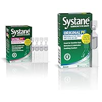 Systane Ultra Eye Drops, 60 Count Long Lasting Eye Drops Vials, 30 Count Bundle