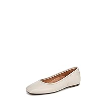 VIONIC Women's Orinda Skimmers Ballet Flat, Cream Nappa Leather, 9