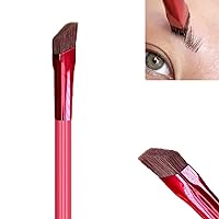 Multi Function Eyebrow Brush, Square Eyebrow Brush, Novahebe Eyebrow Brush, Brow Makeup Brush Ultra Thin, Angled Eyebrow Brush, Three-dimensional Brush, for Powder, Cream, Gel