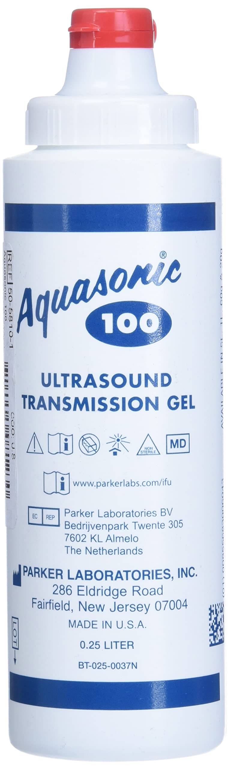 Aquasonic Aquasonic 100 Ultrasonic Gel, 250ml (8.5 Ounce) Dispenser - Each, 8.45 Fl Ounce