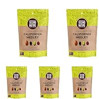 Second Nature California Medley Trail Mix, 12 oz. Resealable Pouch (Pack of 5) – Certified Gluten-Free Snack