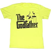 Godfather Men's Logo Slim Fit T-Shirt Yellow Heather