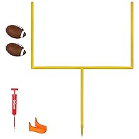 GoSports Football Field Goal Post - 6 or 8 ft Backyard Football Game