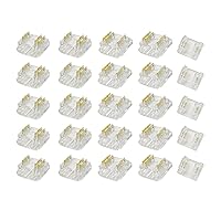 3-Pin 10mm COB LED Strip Connector Kit for Solderless Strip-to-Wire and Strip-to-Strip Joints on CCT COB LED Light Strips (Pack of 25)