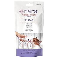 Café Nara Tuna Flavored Lickable Treats for Cats (Pack of 4-14g Tubes, 56 g/2 oz)