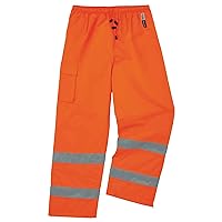 Ergodyne mens Hi-vis Class E Hi Vis Thermal Pants, Orange, Medium US