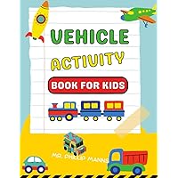 Vehicle Activity Book for Kids