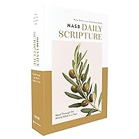 NASB, Daily Scripture, Paperback, White/Olive, 1995 Text, Comfort Print: 365 Days to Read Through the Whole Bible in a Year