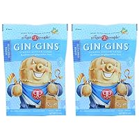 GIN GINS Super Strength Ginger Candy by The Ginger People – Individually Wrapped Healthy Candy – 3 oz Bag – Pack of 2