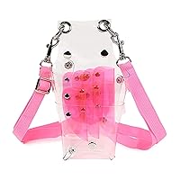 Scissor Holster Hairdressing Pouch, Scissor Pouch Holster with Belt，Ins Scissors Waist Pack，Hairstylist Scissor Case High-end Transparent Scissors Bag Unique Novelty Hairdresser Messenger Haircut Tool