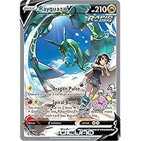 Rayquaza VMAX TG20/TG30 Rapid Strike Shiny Alternative Full Art - Myboost X  Epée et Bouclier 12 Tempête Argentée - Box of 10 Pokemon French Cards