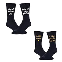 Happypop Wedding Gifts for Groom, Father of the Bride Gifts, Father of the Bride Socks
