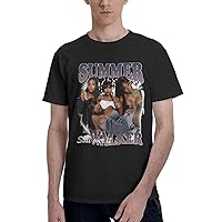 Rock Band T Shirt Men's Fashion Short Sleeve T-Shirts Summer Casual Tee