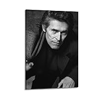 xinzhengbao Movie Actor Willem Dafoe Poster Poster Album Cover Posters for Bedroom Wall Art Canvas Posters Music Album Cover Poster 08x12inch(20x30cm) Frame-style