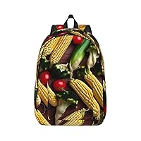 Vegetable Corn Stylish And Versatile Casual Backpack,For Meet Your Various Needs.Travel,Computer Backpack For Men