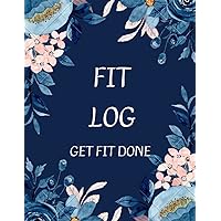 Weight Loss Journal for Women:: Cute Food and Fitness Journal for Women | Motivational Diet and Exercise Planner | Daily Workout Program for Women