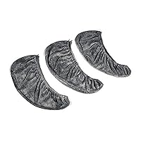 Microfiber Hair Turban,3-Pack(Grey)