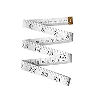 Double Sided Tape Measure, Suitable for Body Measuring, Sewing/Tailors Tape, Inches & cm's, 150cm / 60 Inches 1 Nice