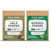 SPICE TRAIN, Amla Powder (397g) + Moringa Powder (397g)