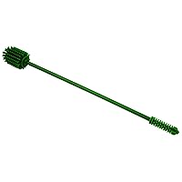 LEM Products Silicone Dual-Head Stuffing Tube Cleaning Brush, Bottle Brush, Green, 12