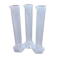 3-Pack Plastic 1000 mL Graduated Cylinders