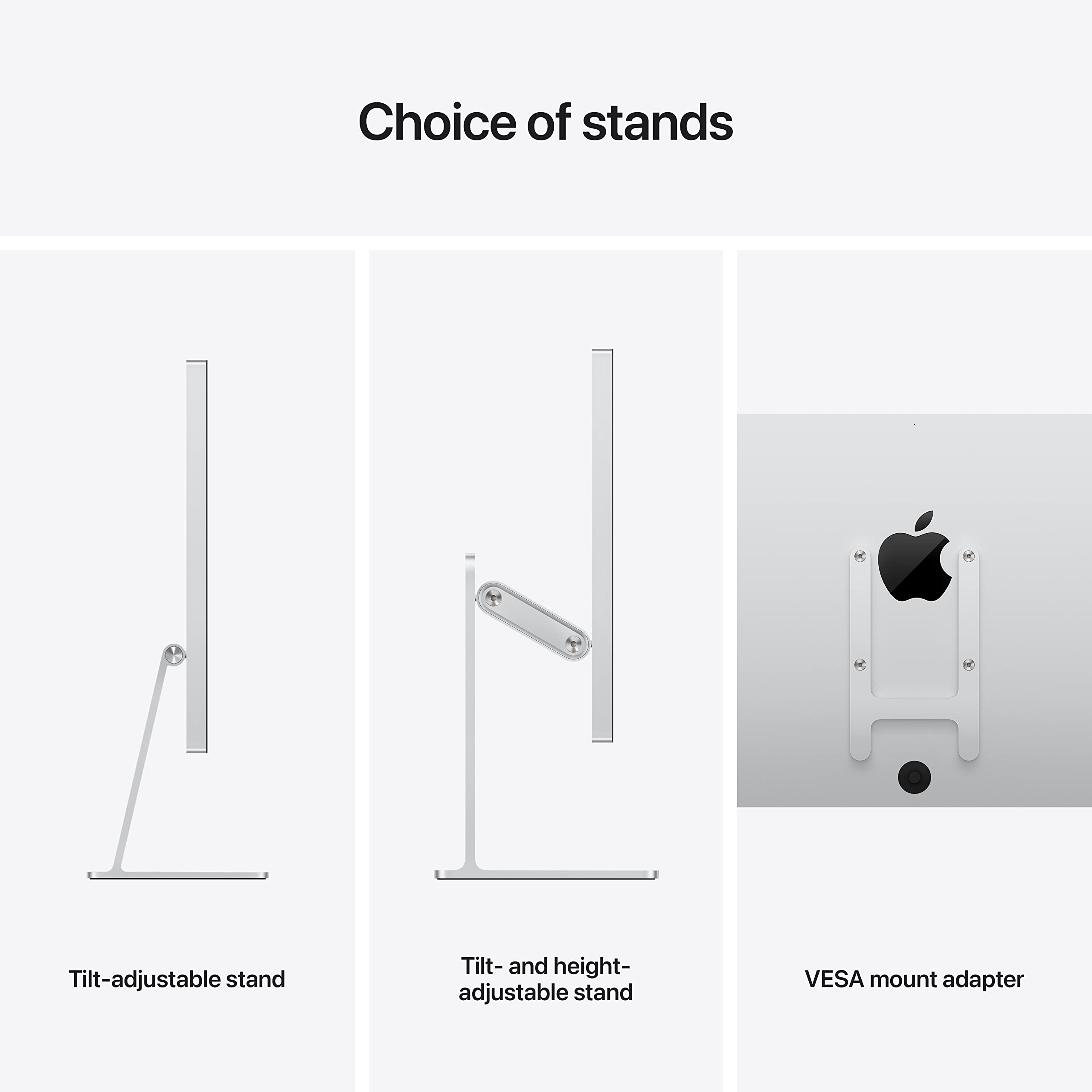 Apple Studio Display - 27 inch, 5K UHD 2880p Standard Glass - Tilt-Adjustable Stand ​​​​​​​