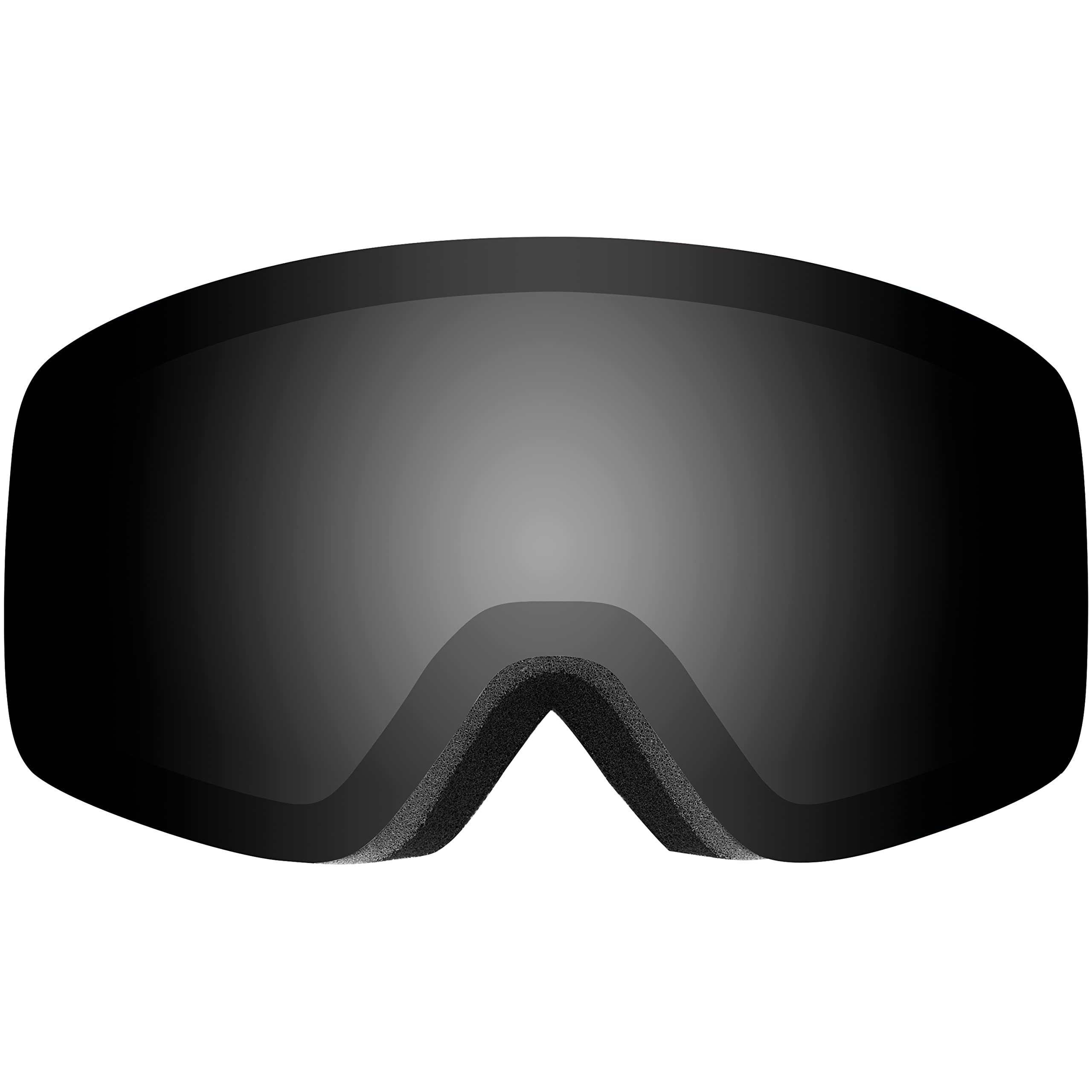 Retrospec Flume Ski Goggles for Men, Women, Boys & Girls, 100% UV Protection, Anti-Fog Snow Goggles for Skiing & Snowboarding