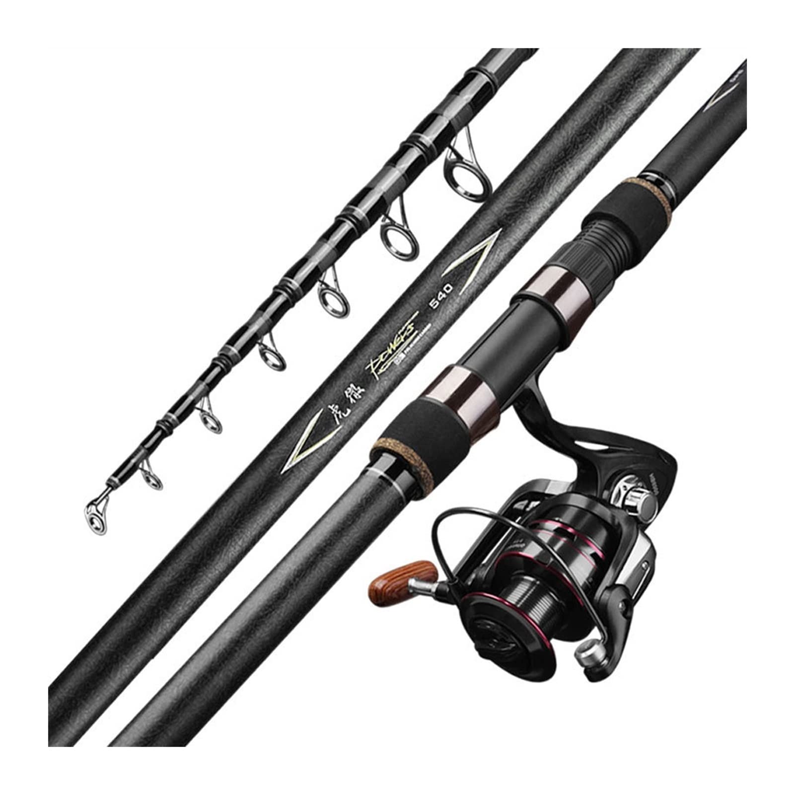 Plusinno Fishing Rod And Reel Combos Carbon Fiber Vi Telescopic Fishing Rod  With Reel Combo Sea Saltwater Freshwater Kit - Rod Combo - AliExpress