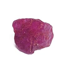Mineral Stone Specimen Red Ruby, Certified Rough Ruby Loose Gemstone 13.50 Carat Chakras Healing Crystal Gem