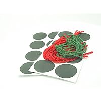 Nautos Tell Tales - Red and Green - 16 Adhesive Discs - PSP Tapes