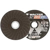 Walter 11T242 4-1/2x1/16x7/8 Zip+ Xtra Heavy Duty Cut-Off Wheels Type 1 Grit A46, 25 Pack