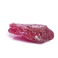 Egl Certified Red Ruby 18.50 Ct. A Grade Natural Raw Rough Red Ruby Stone for Reiki Cabbing DP-177