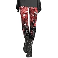 Women's Boho Printed Leggings Soft Stretchy Skinny Comfy Tights High Waisted Workout Athletic Fitness Yoga Pants
