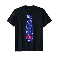 Mens Cool Dad Tie Funny Fathers Business Casual Costume T-Shirt