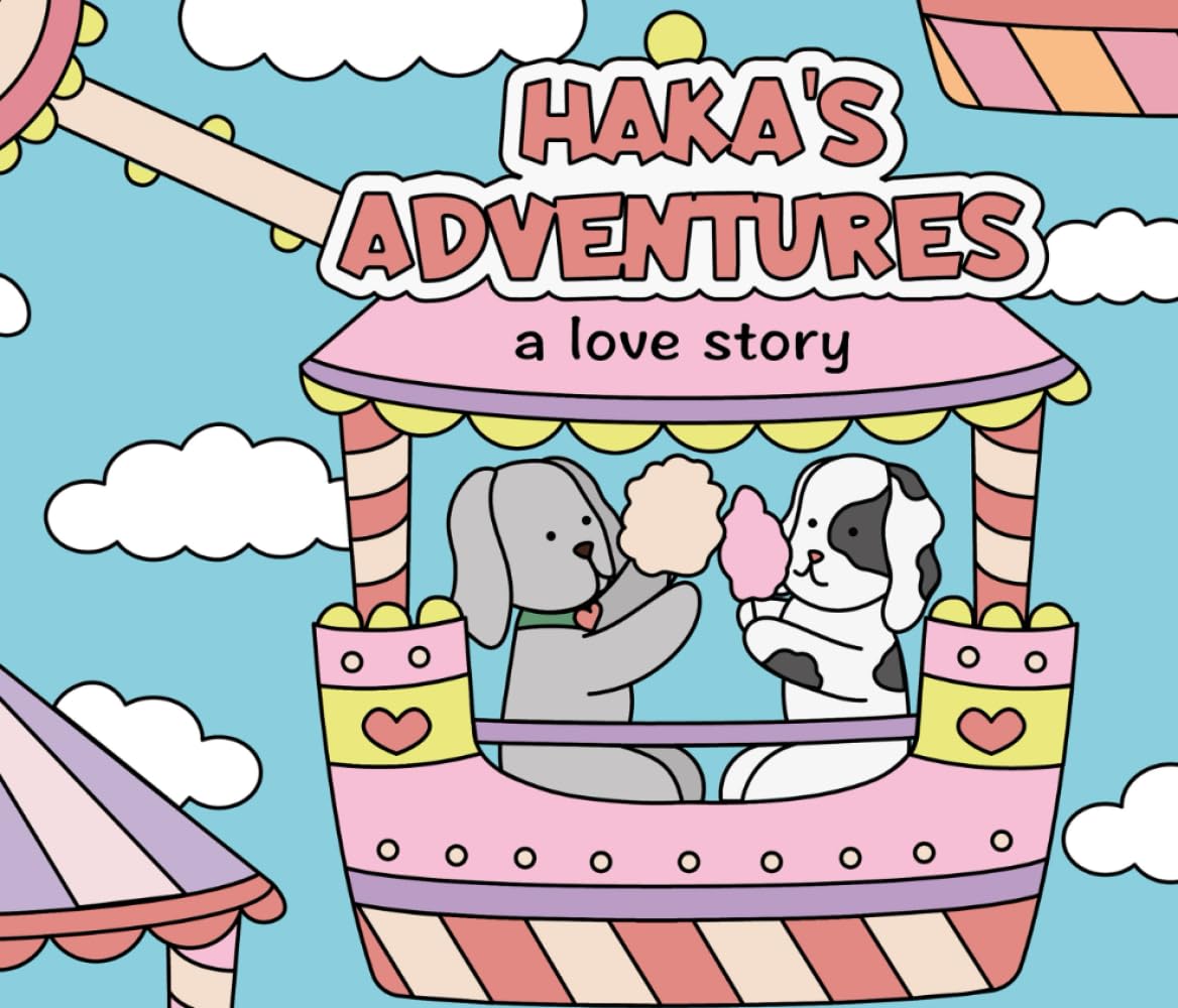 Haka's Adventures - A Love Story: Coloring book for kids, cute animals, winter and spring season