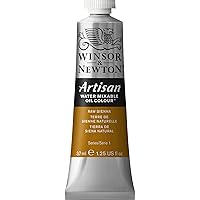 Winsor & Newton Artisan Water Mixable Oil Colour, 1.25-oz (37ml), Raw Sienna