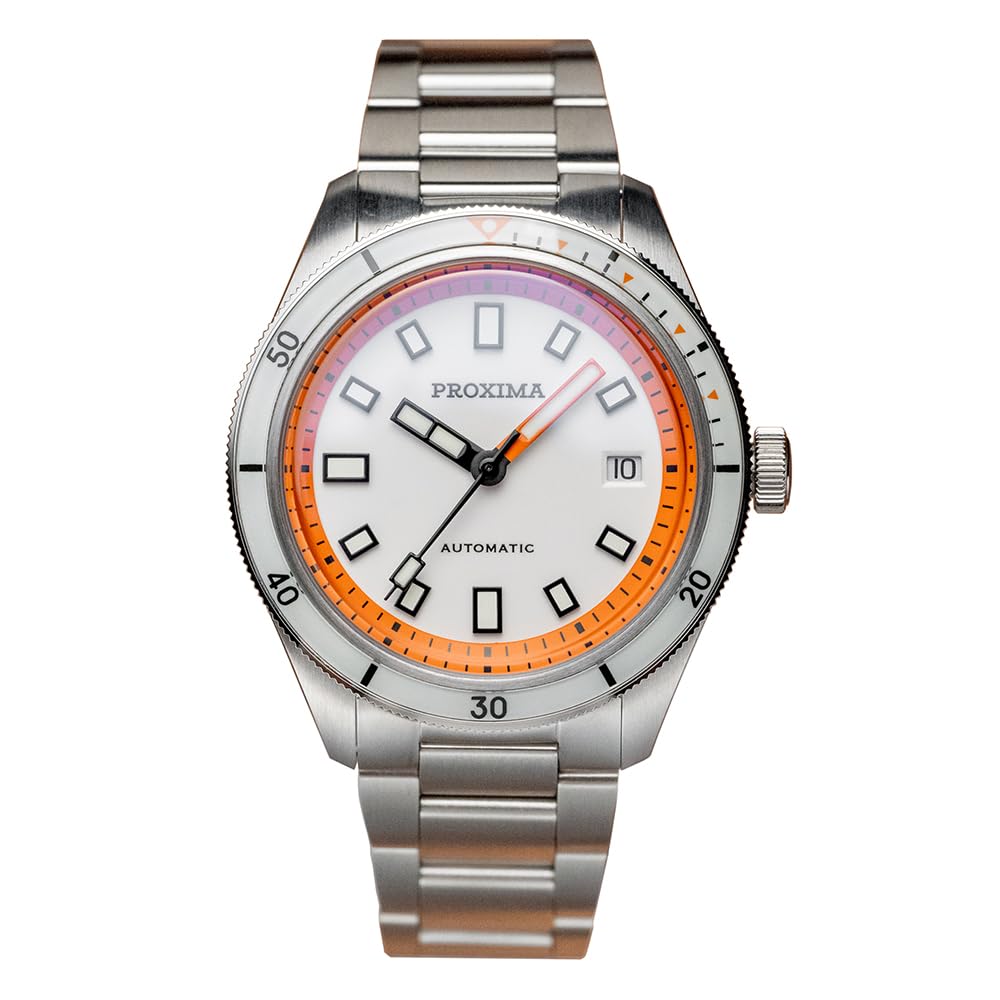 ACHARD AMOY Men Automatic Watch 39mm Luxury Mechanical Wristwatch Diver 20ATM BGW-9 Luminous Sapphire Enamel Dial PT5000
